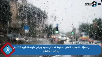 رسميًا.. الأرصاد تعلن سقوط أمطار رعدية ورياح مثيرة للأتربة غدًا على بعض المناطق